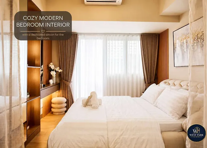 Cozy Luxury 1brcondo At Mckinley West Near Bgc & Naia Сasa de vacaciones Manila